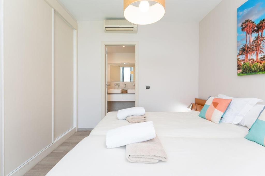 Villa Los Lagos 16 with privat Pool Salobre Golf Exterior foto
