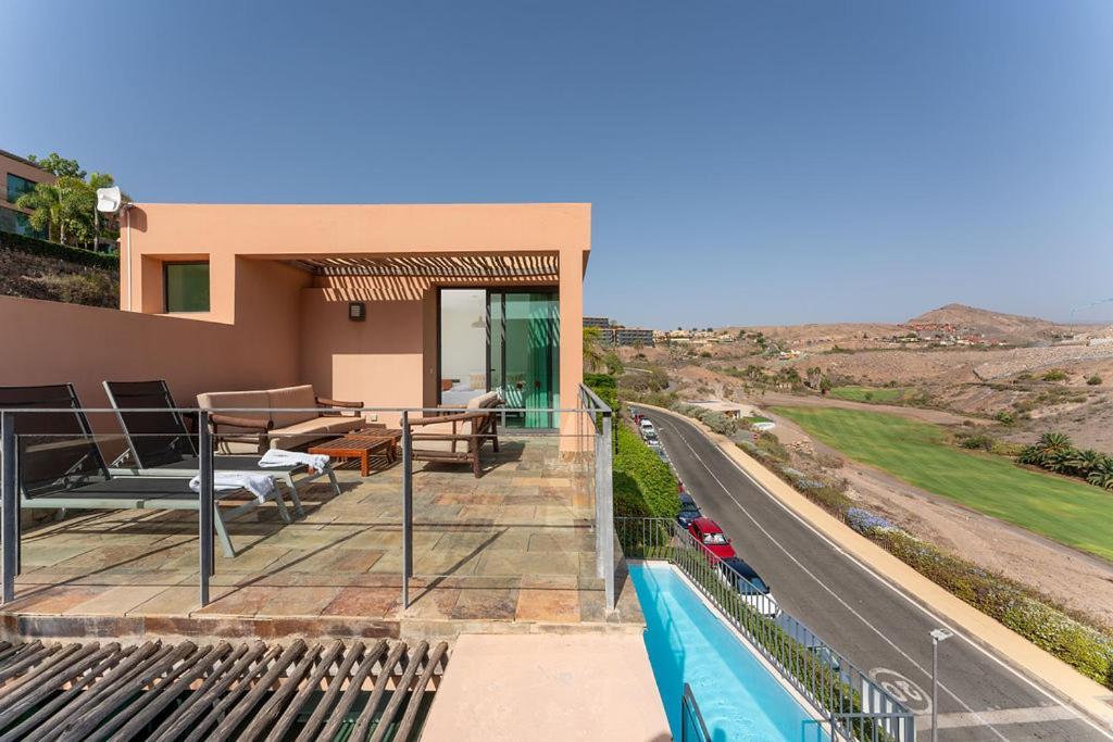 Villa Los Lagos 16 with privat Pool Salobre Golf Exterior foto