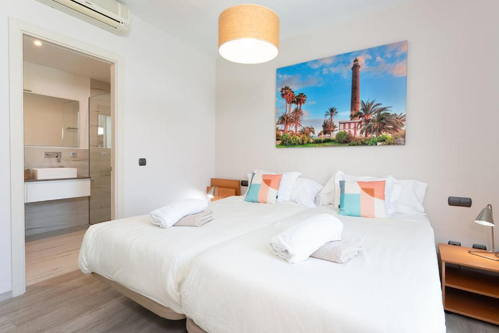Villa Los Lagos 16 with privat Pool Salobre Golf Exterior foto